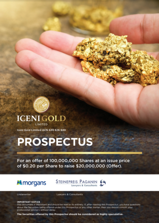 Investor Centre Iceni Gold Limited